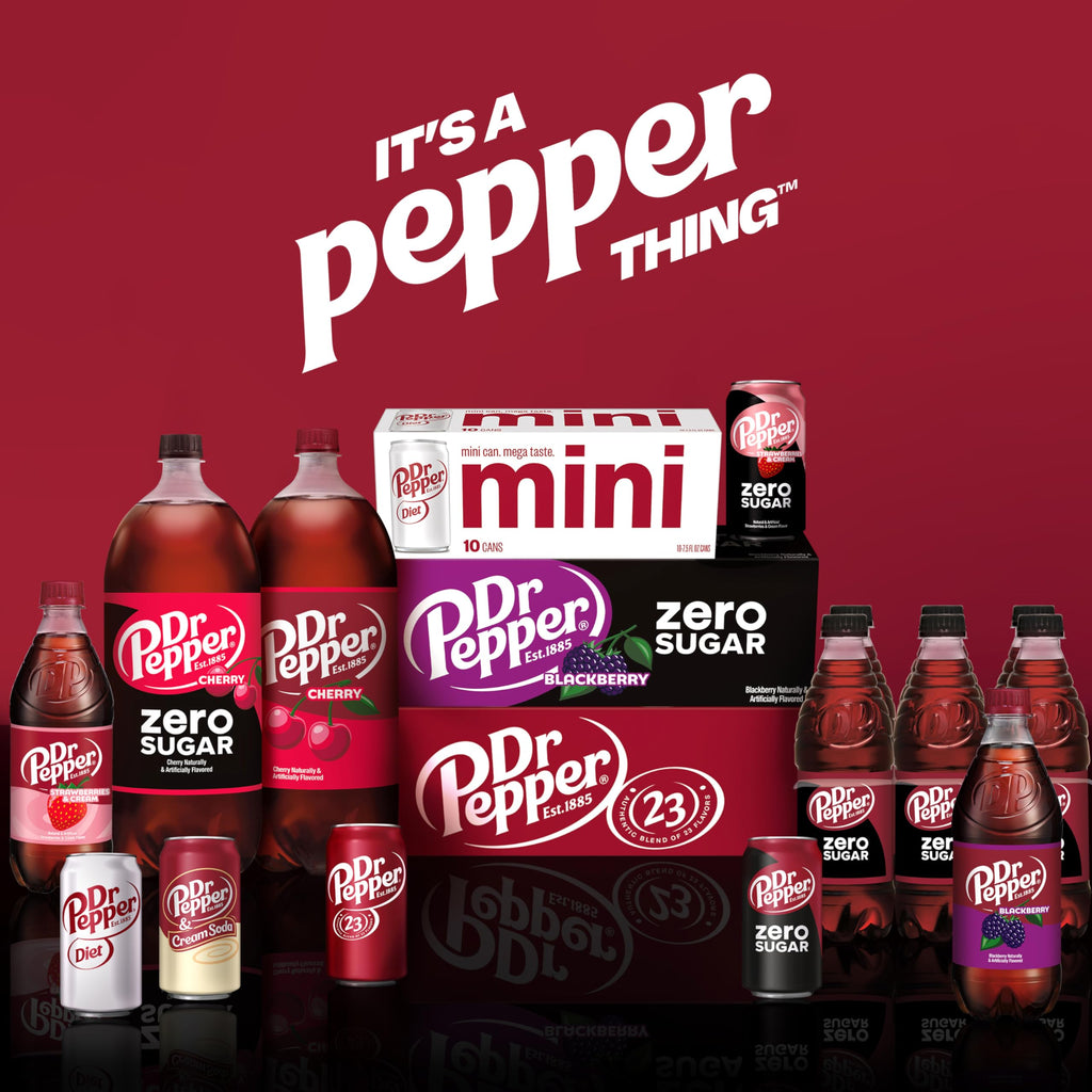 Diet Dr Pepper Soda 7.5 fl oz 10 pack R460