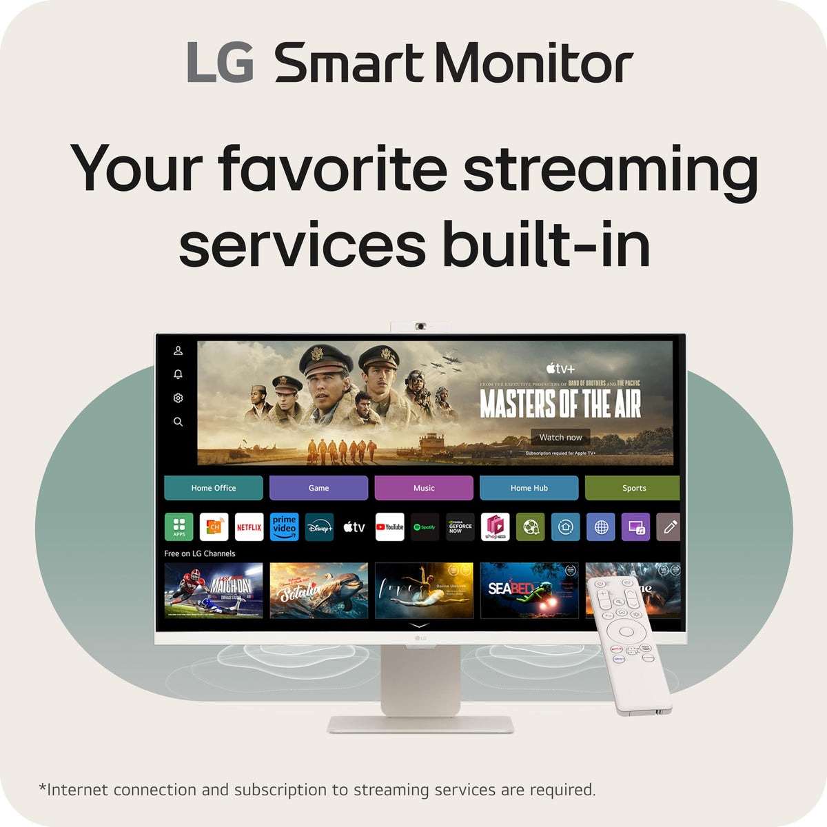 32-inch 4K UHD IPS White Smart Monitor I7101