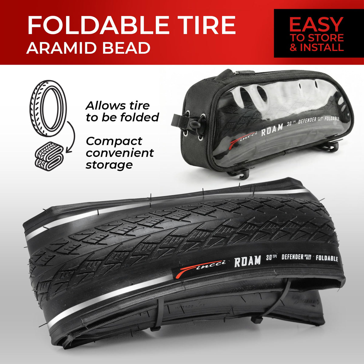 700x38c Foldable Gravel Bike Tires Z728