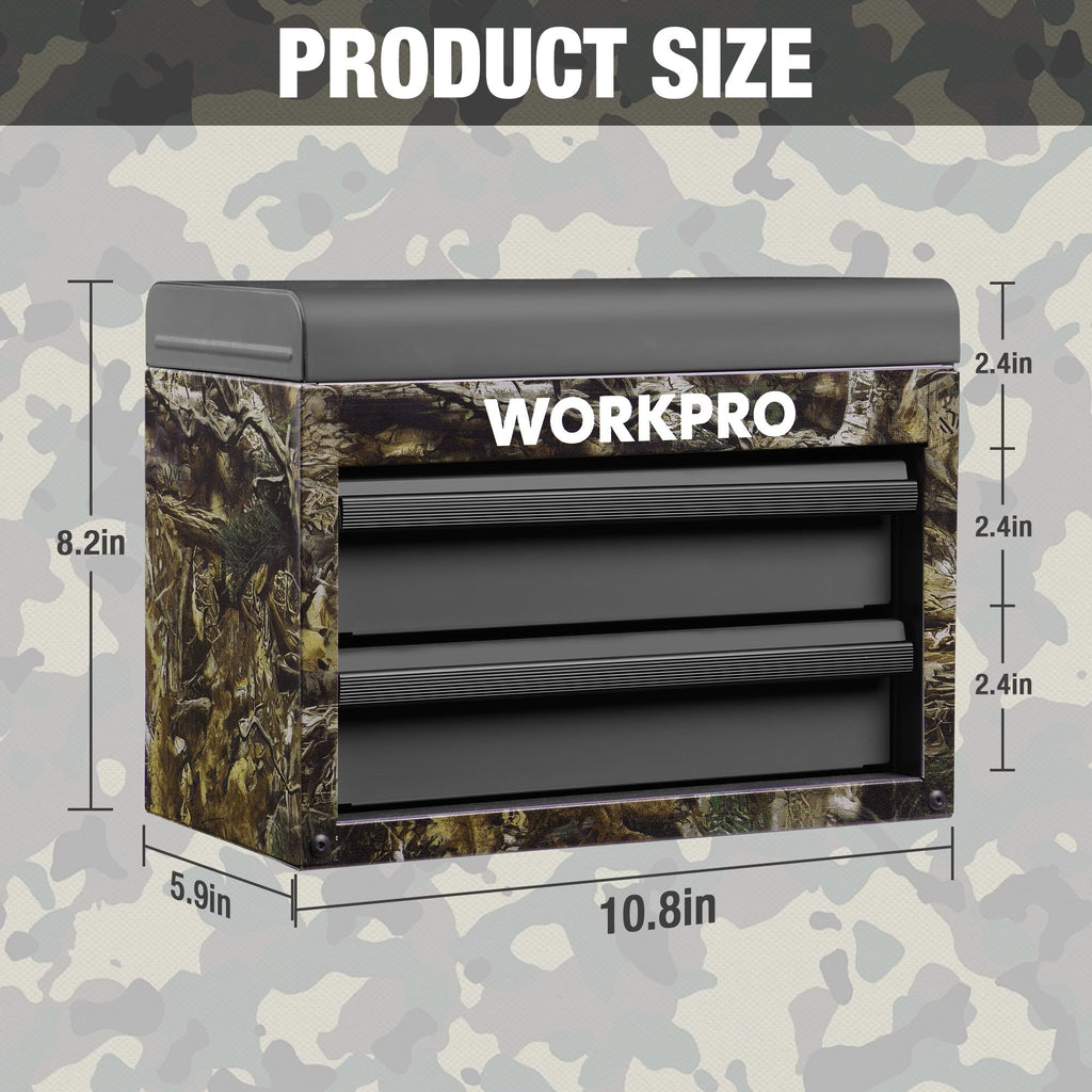 Metal Mini Tool Box with 2 Drawers X109928