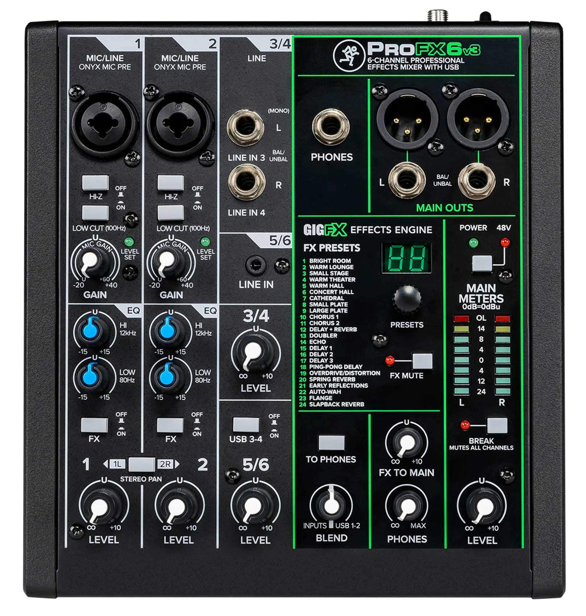 15" Active DJ Speaker Pair with Mixer P9969