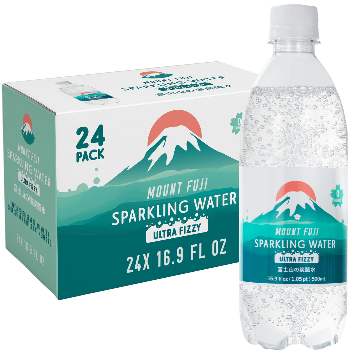 Sparkling Water Bottles 16.9 fl oz 24-Pack I5507