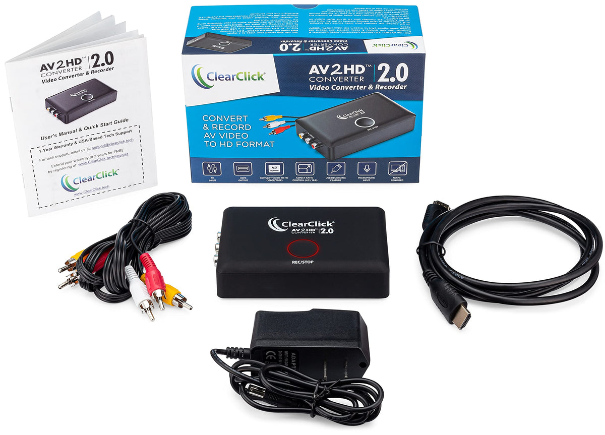 AV RCA to HDMI Converter & Recorder U96445