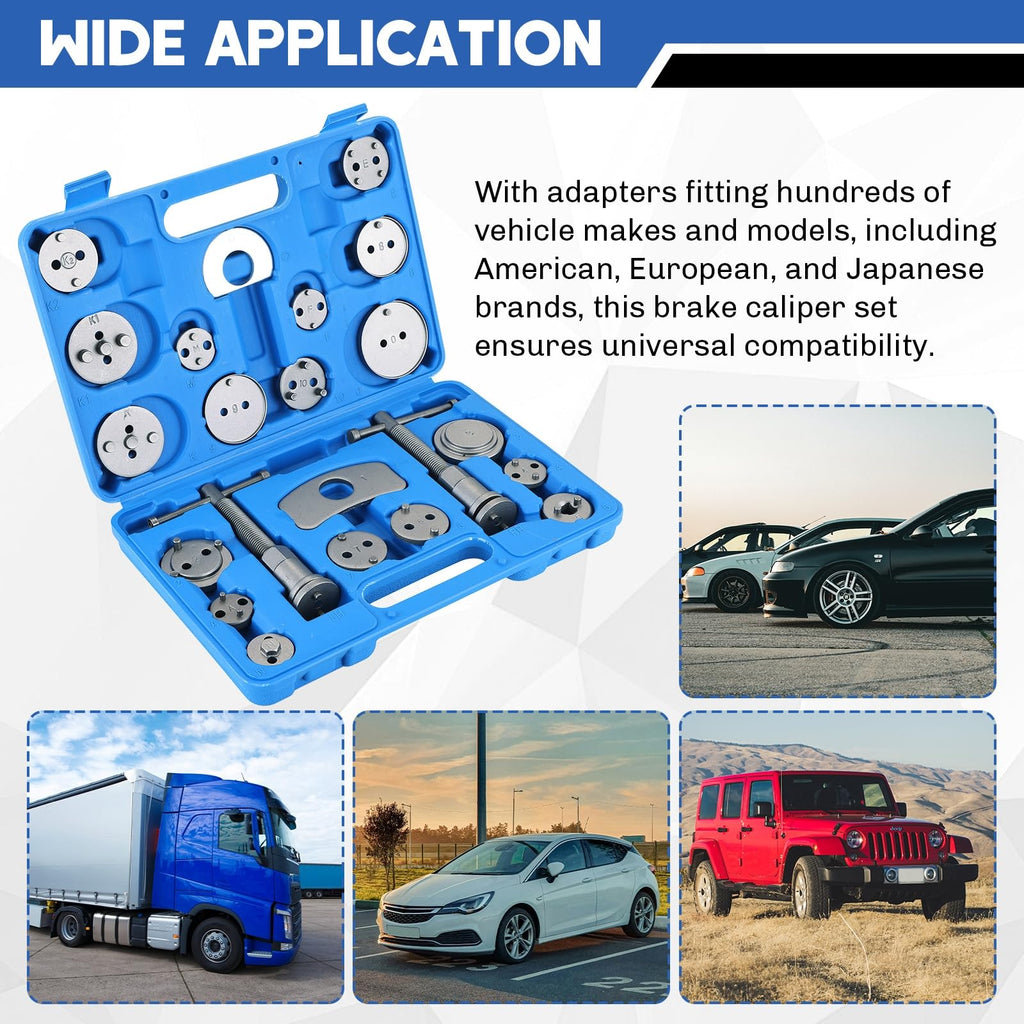 Heavy-Duty Disc Brake Caliper Tool Kit 24pcs R417418