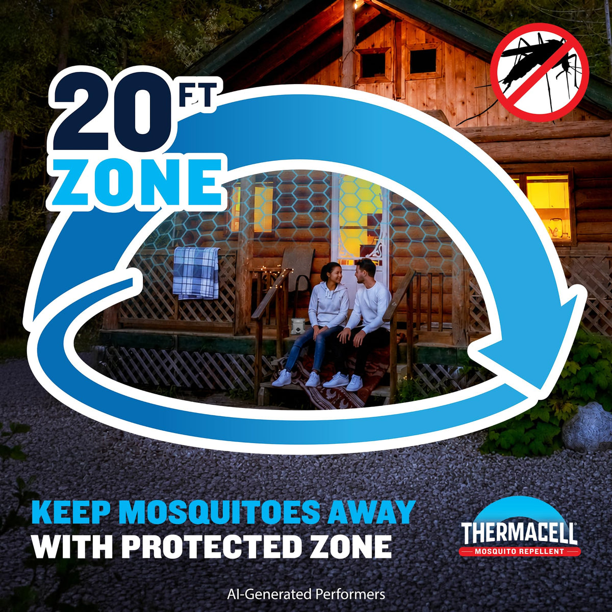 Rechargeable Mosquito Repellent with 9-Hour Battery I4950
