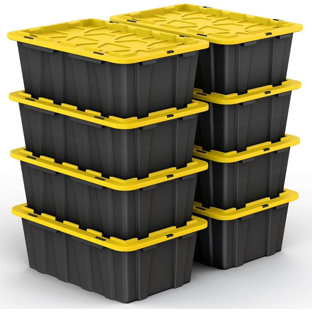 12 Gallon Clear Plastic Storage Bin with Latching Lids M28917