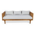 3-Seater Acacia Wood Outdoor Daybed X588