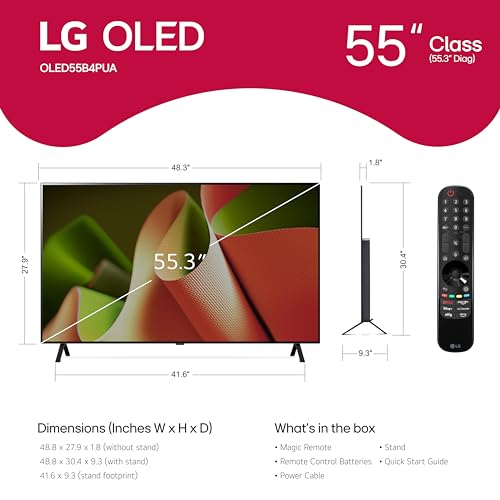 55-Inch OLED Smart TV 4K Flat Screen H183678