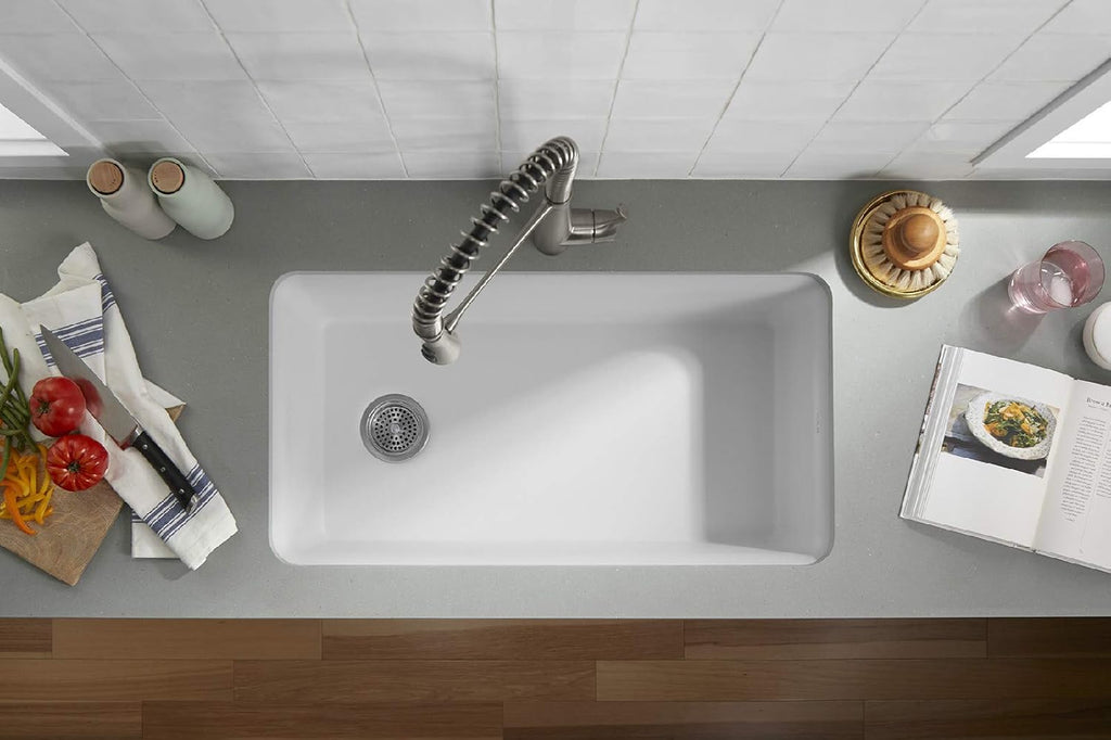 Matte White Kitchen Sink K645