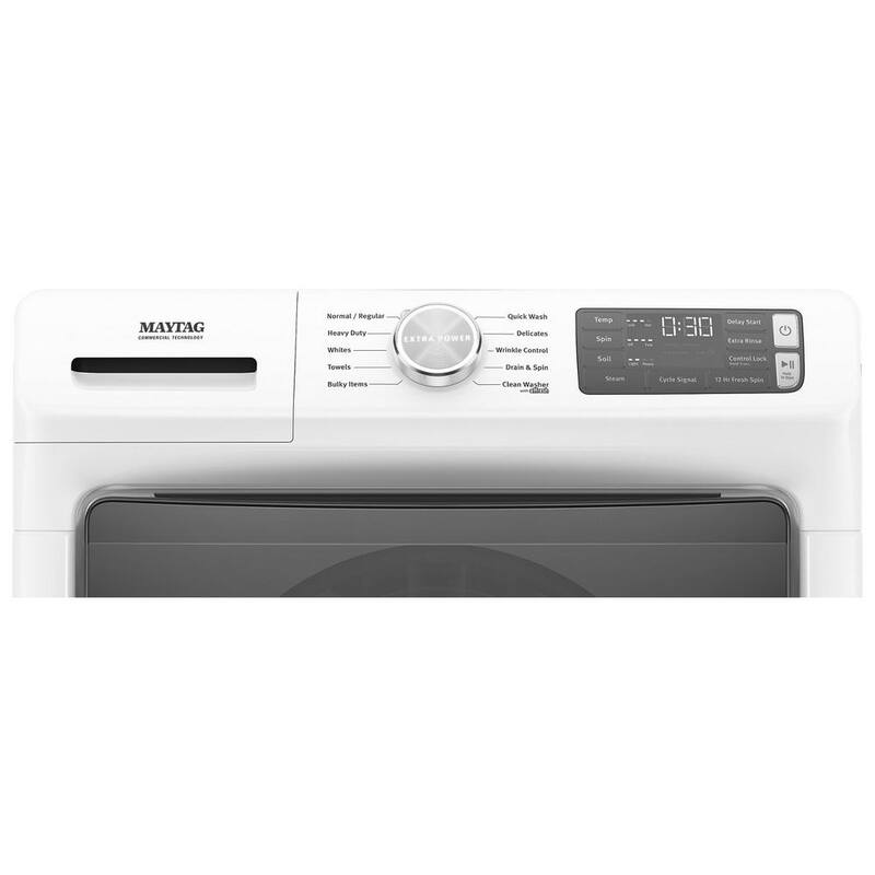 White 4.5 cu. ft. Stackable Front Load Washing Machine V862