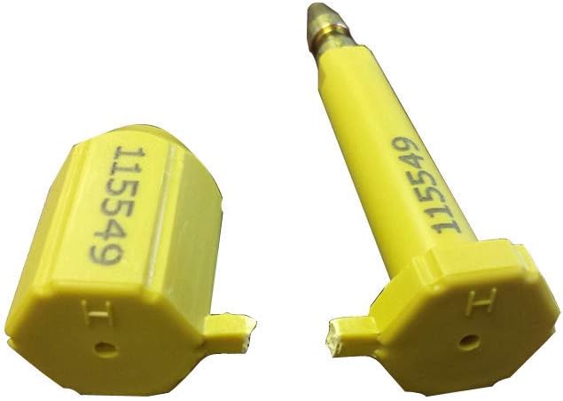 250 Pack Yellow Bolt Seal F43261