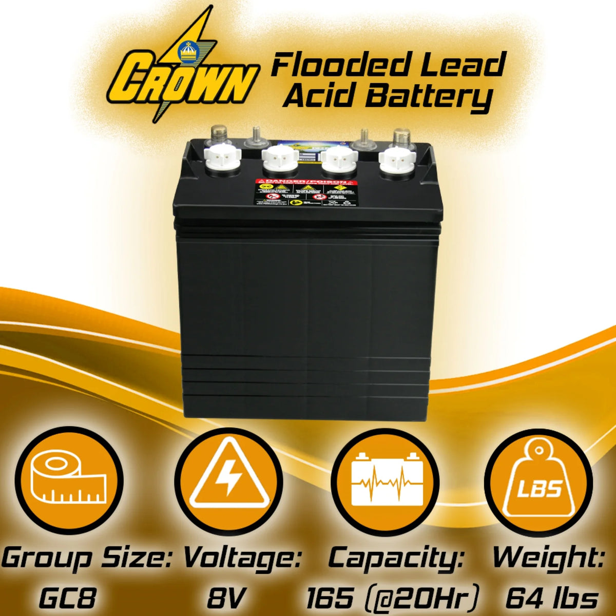 8V Deep-Cycle Flooded Battery G94796