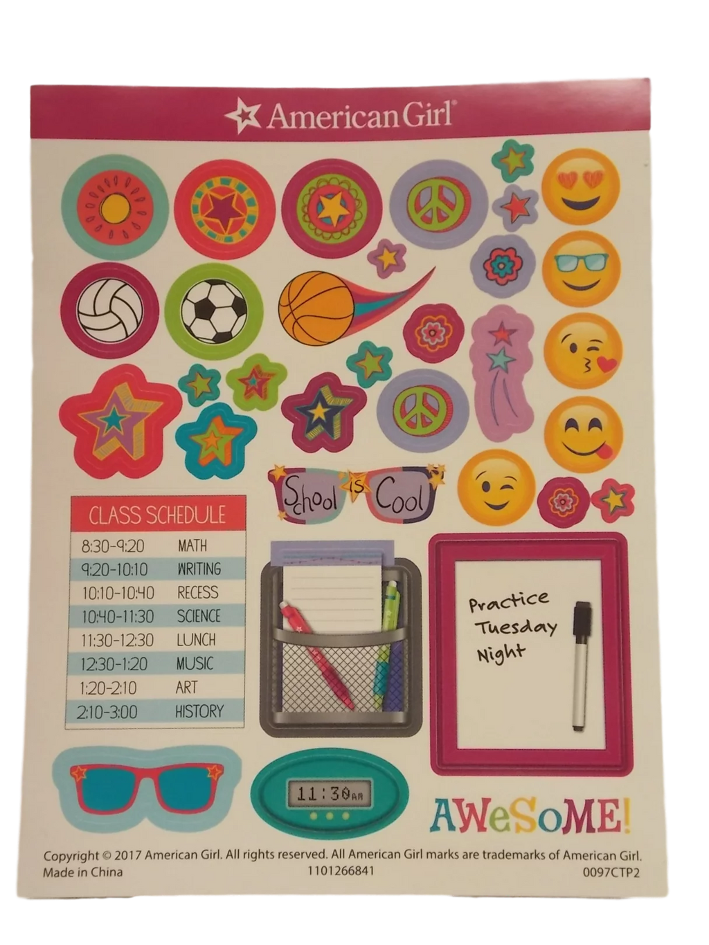 18" Doll School Locker Set F4687
