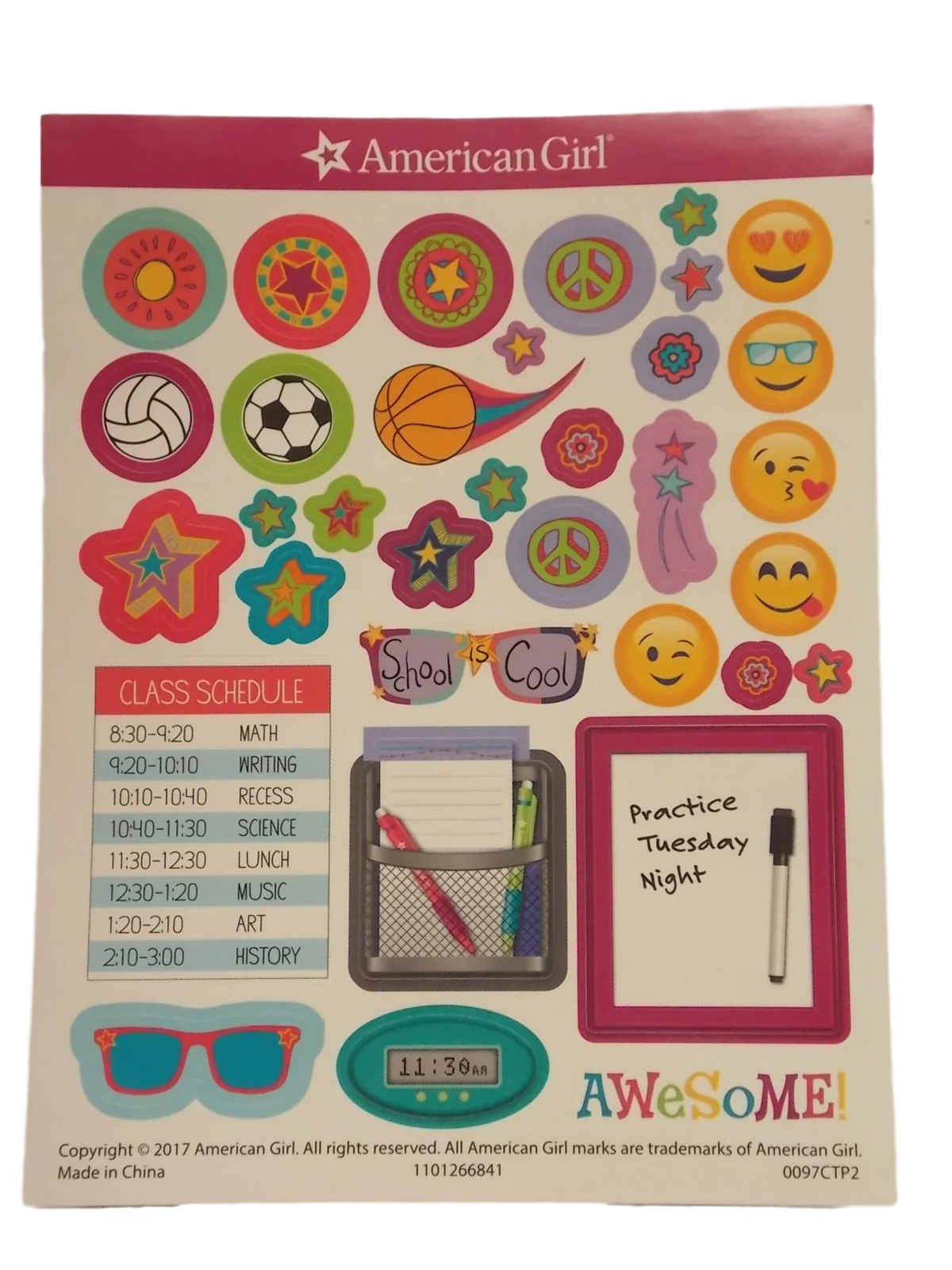 18" Doll School Locker Set F4687