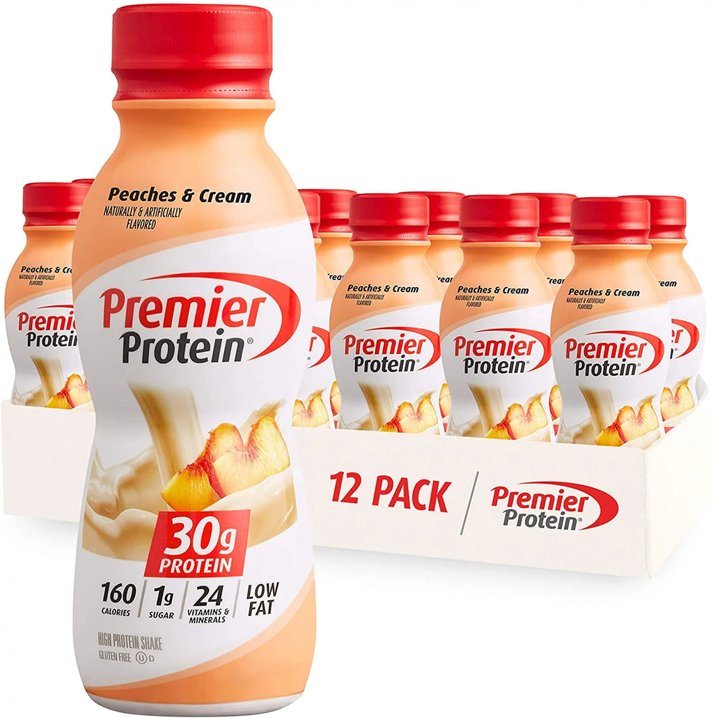 Peaches & Cream 11.5 oz 12 Pack Protein Shake K1205