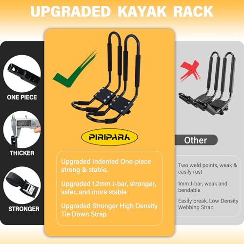 Kayak Roof Rack J-Bar Carrier Set of 4 K142