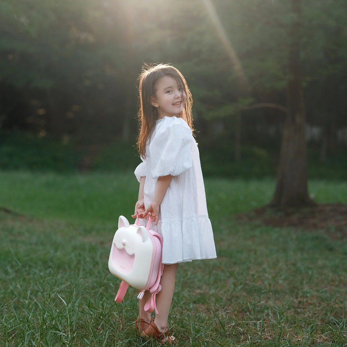 Sweetheart Kitty Waterproof Kids Backpack Q781