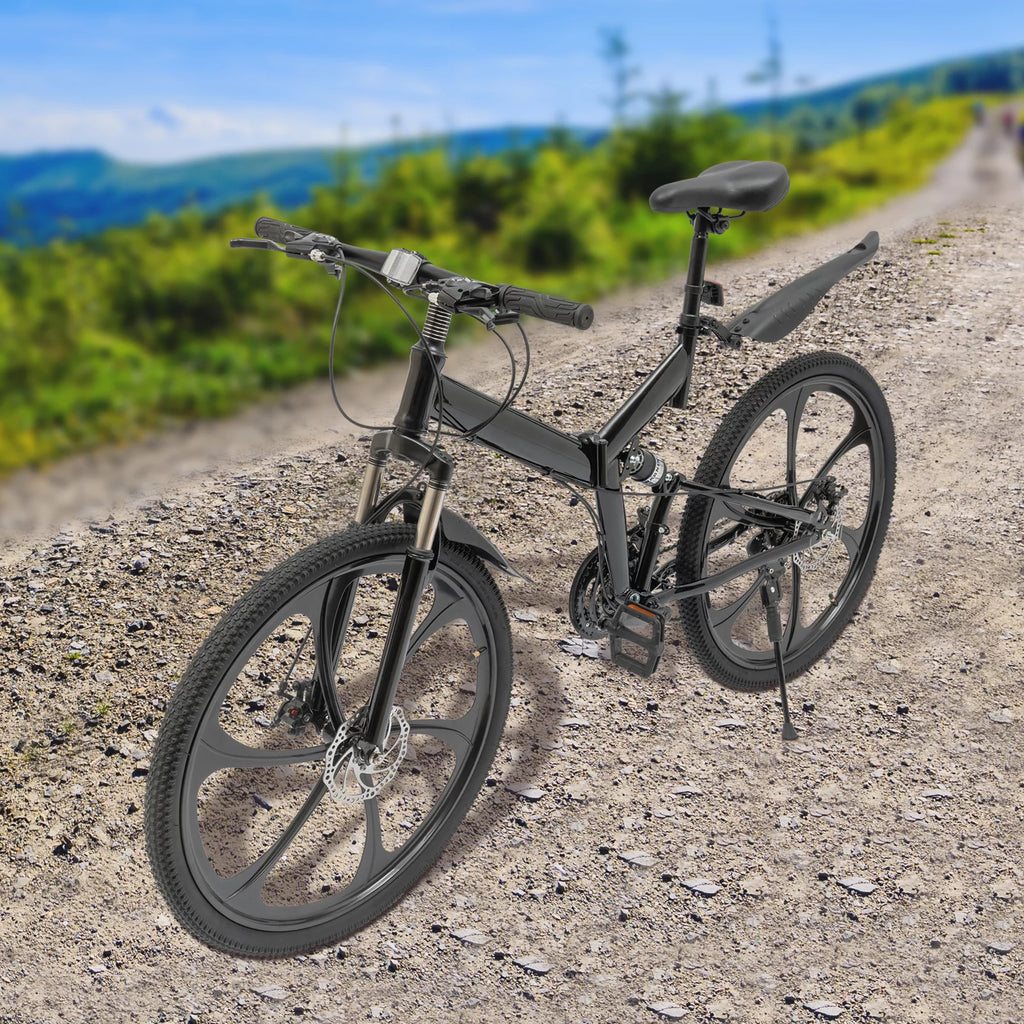 26" 21 Speed Carbon Steel Mountain Bike B29515