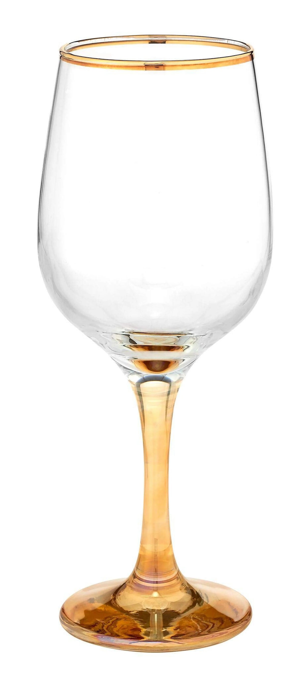 Set of 4 Italian Crystal Wine Water Beverage Glasses U9131
