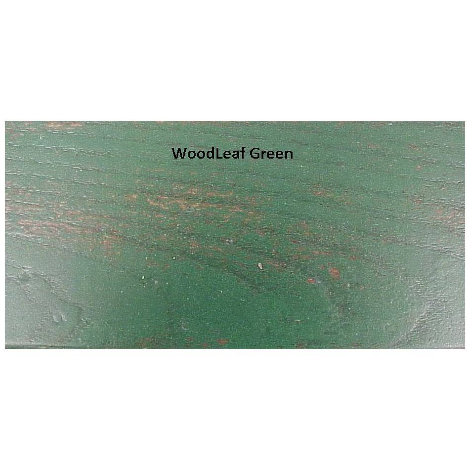 Woodleaf Green Wood Entryway Bench Y553