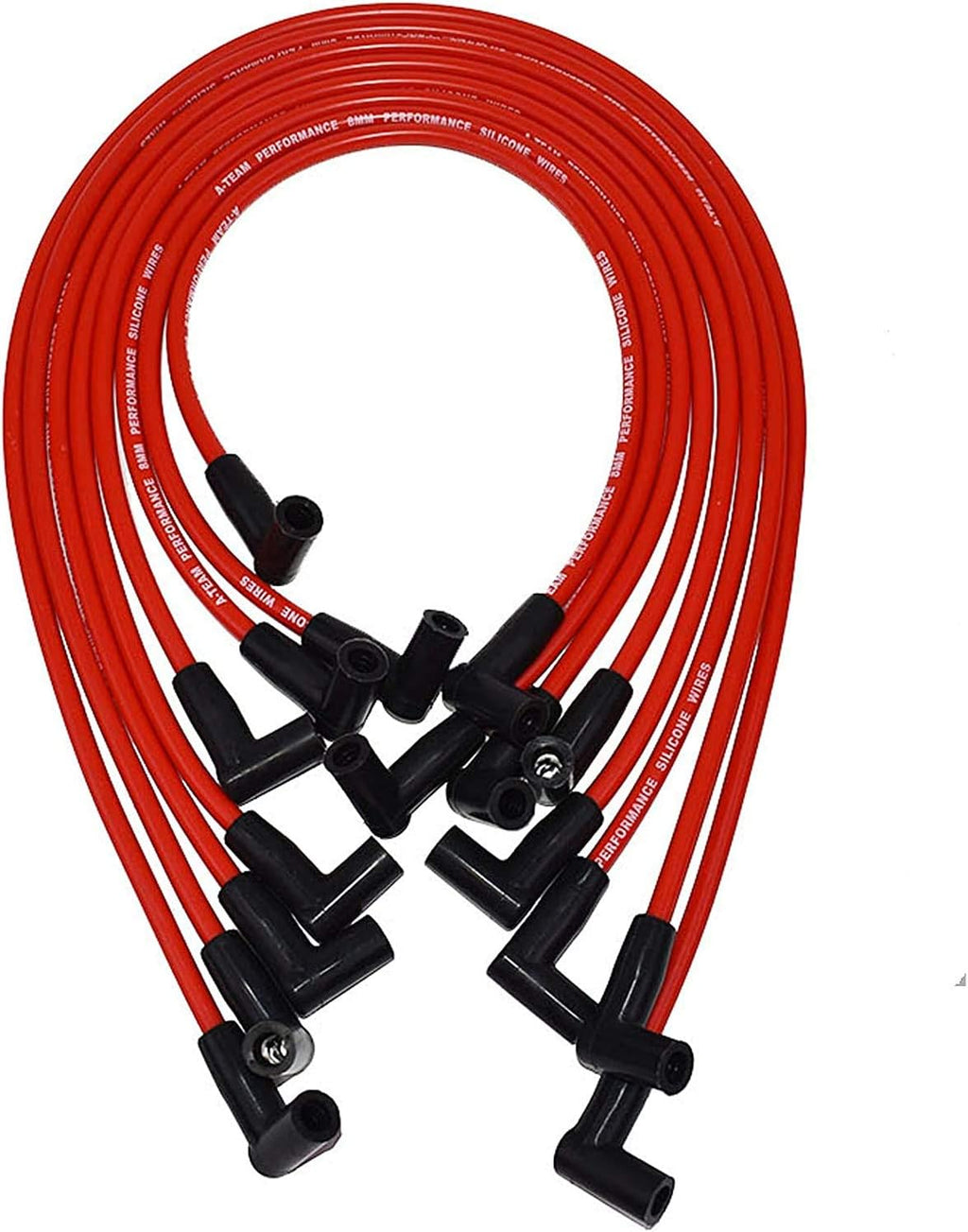 8.0mm Spark Plug Wires Red Pack of 2 A112396