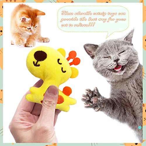 10 Pcs Christmas Catnip Plush Cat Toys T176