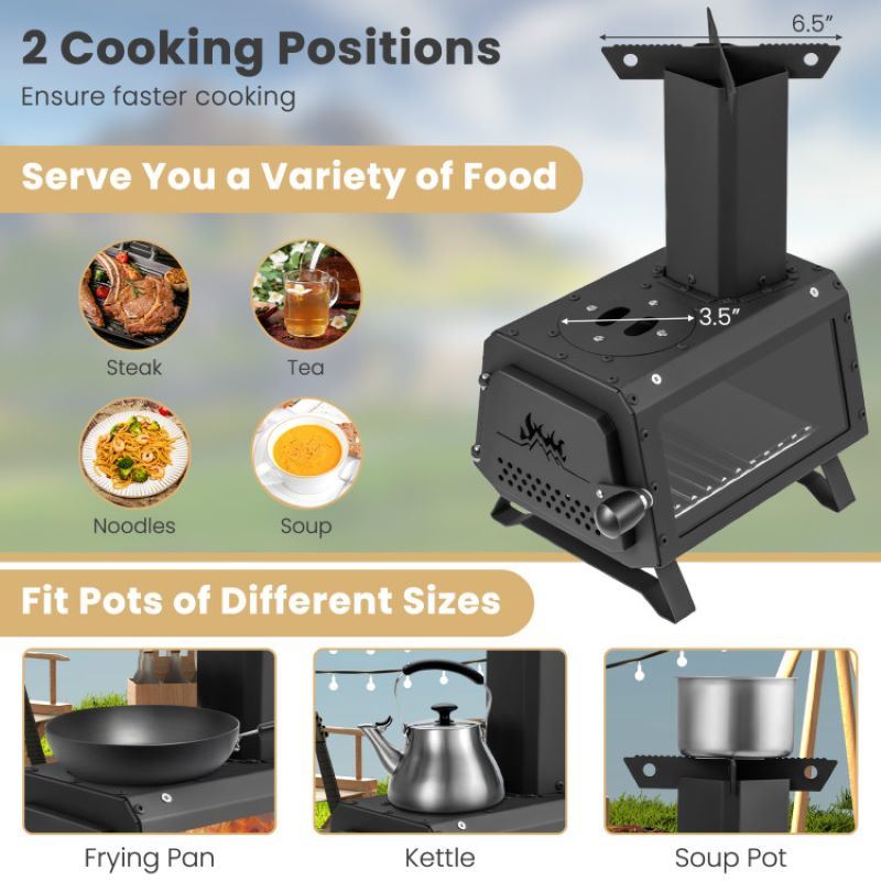 Portable High-Strength Fire Pit Y36087