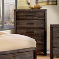 Rustic Brown 5 Drawer Chest R7325