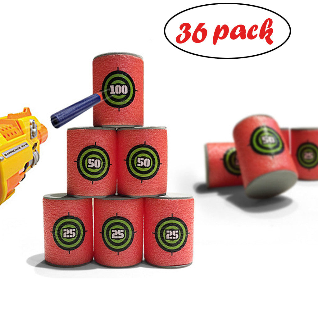36 Pcs Eva Soft Bullet Target for Nerf Blasters G203