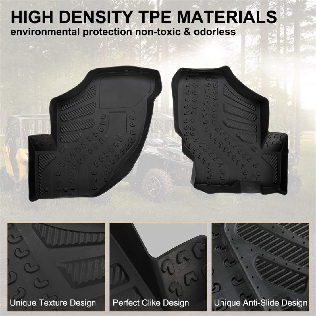 Black TPE Floor Mats T86765