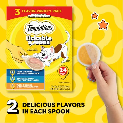 48 Spoons Variety Pack Lickable Wet Cat Treats X8821