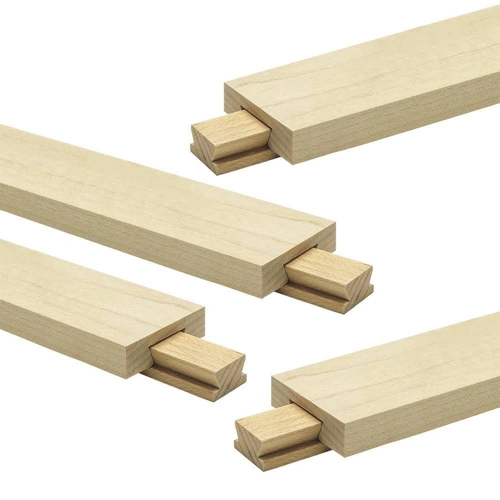 Wood Center-Mount Drawer Slide, 4-Pack H6121