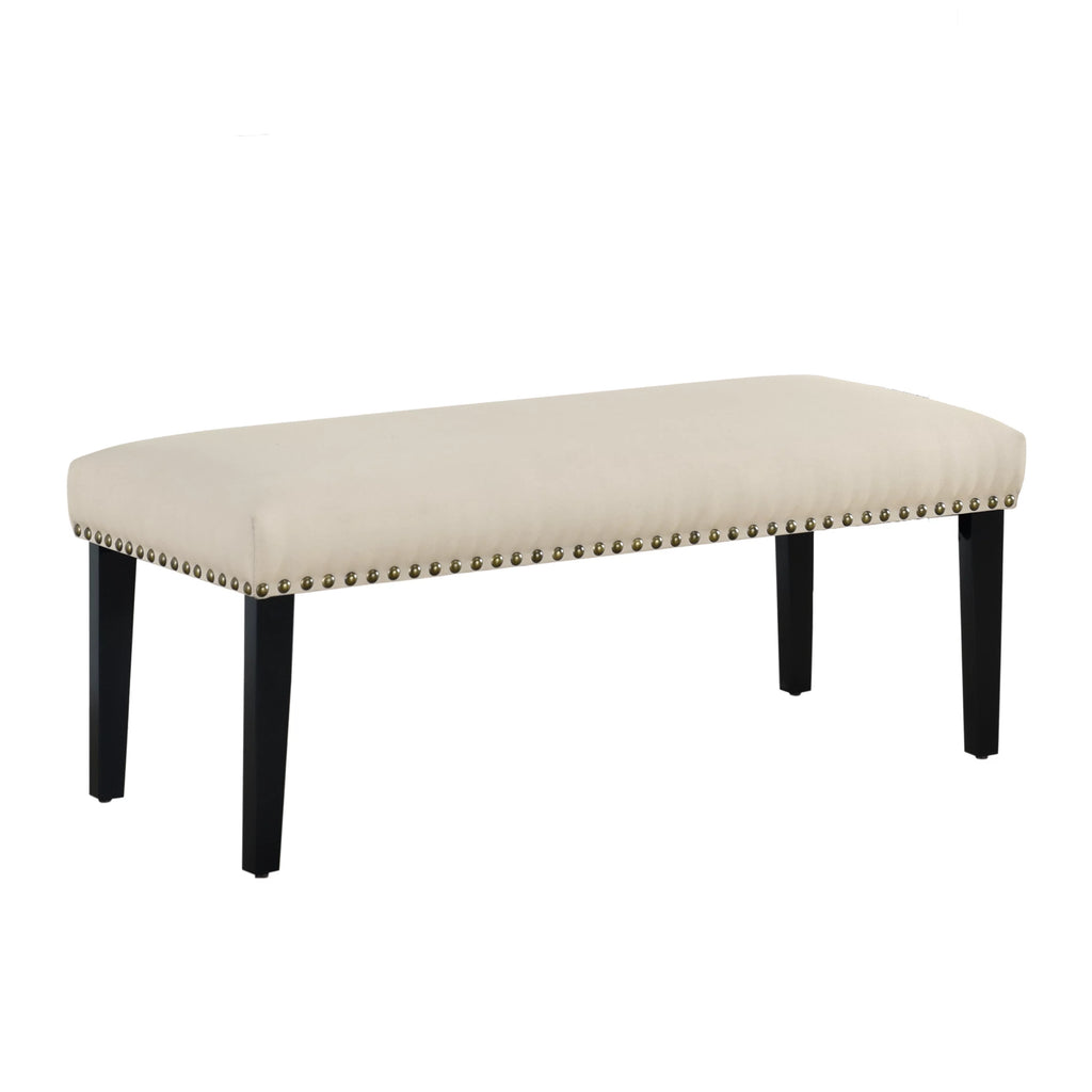 Linen Fabric Headboard and Bench Set H9018