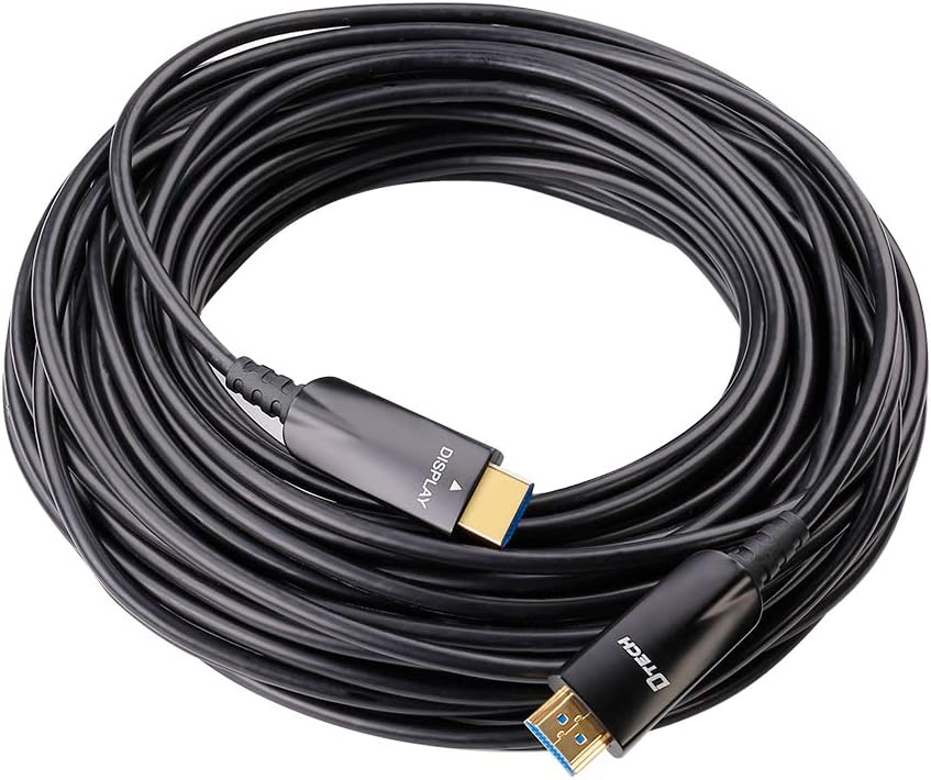 100ft Fiber Optic HDMI Cable 4K 30Hz 1080p 60Hz Black U765