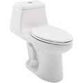 White 1-piece Dual Flush Elongated Toilet A24938