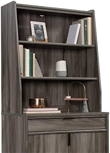 29.4 Wooden Library Hutch in Jet Acacia Z1543