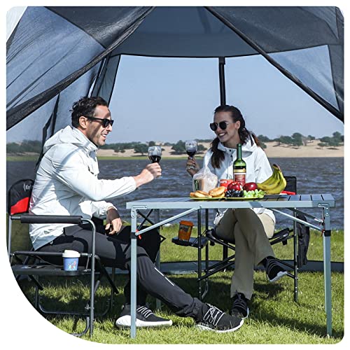 Aluminum Roll Up Camping Table 53.5"X27.5" H271