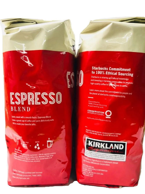 (Pack of 2) Dark Roast Espresso Blend Coffee 32 oz. Bag A7417