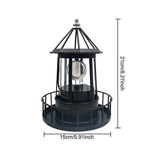 Solar LED Rotating Lighthouse Light P758