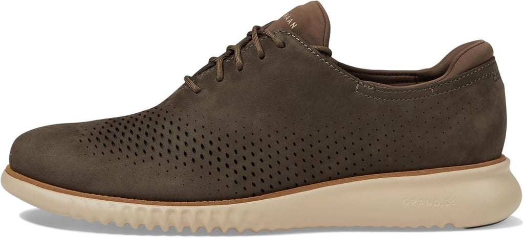 Deep Olive Nubuck Oxford Lined I90839