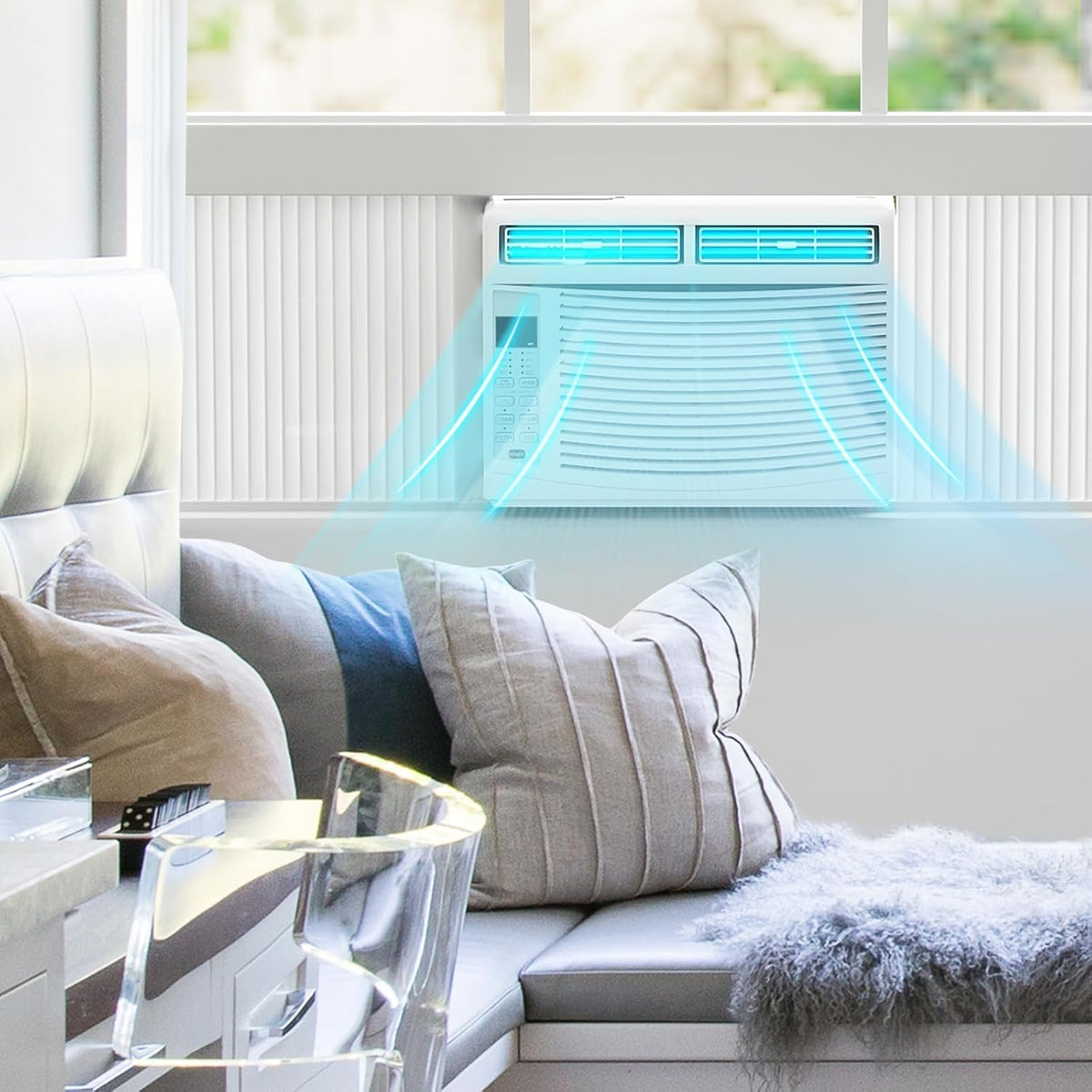 6000 BTU 115V Smart Window AC V422873