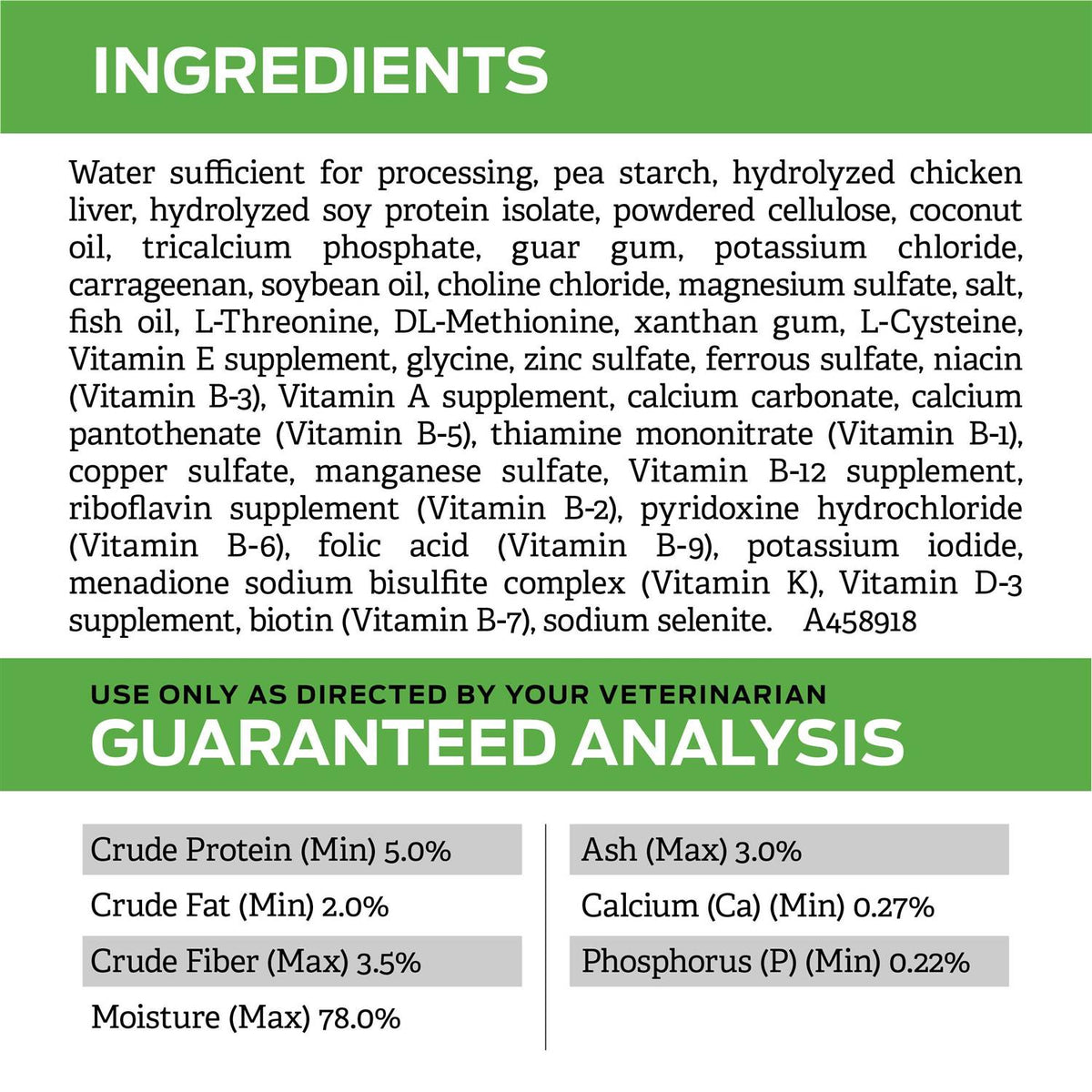 Hydrolyzed Chicken Flavor Canine Formula in Sauce Wet Dog Food M10352