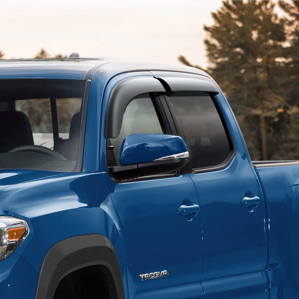 Window Deflectors for Toyota Tacoma 2016-2022 Double Cab, 4pcs P481548