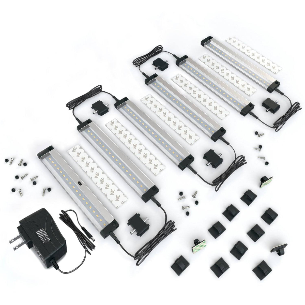 6 Panels 7 inch LED Dimmable Under Cabinet Lighting Kit E9243