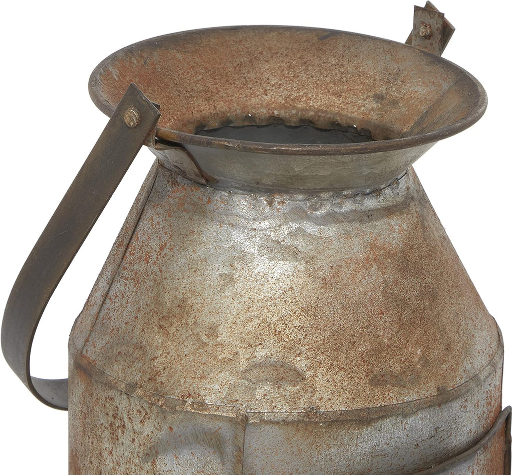 Distressed Metal Glass Candle Lantern, Pack of 2 Y556593