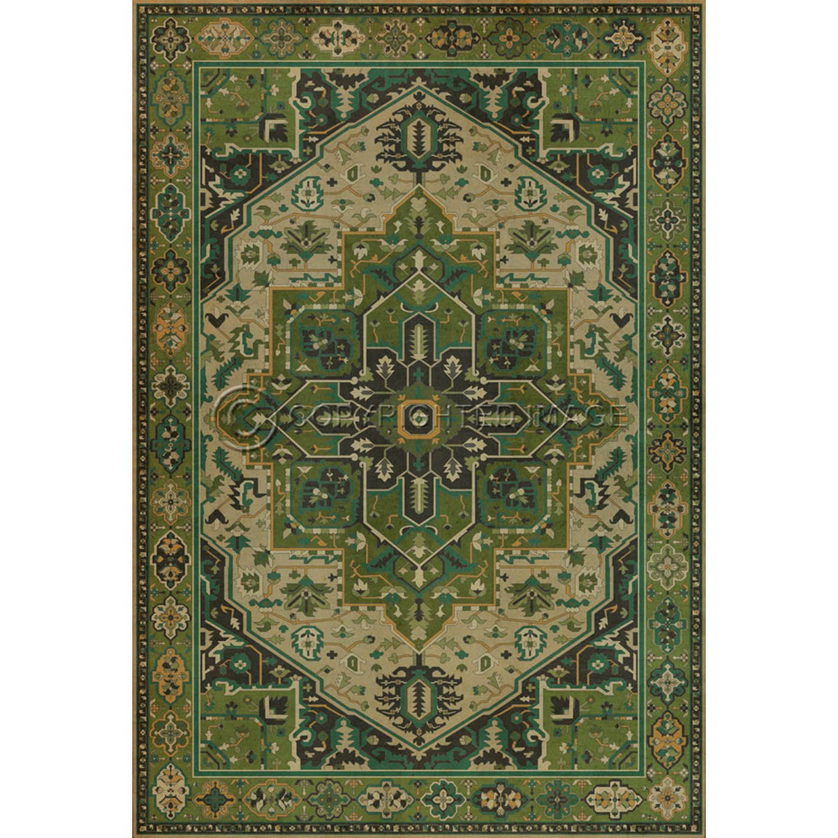 Vinyl Floorcloth I7511