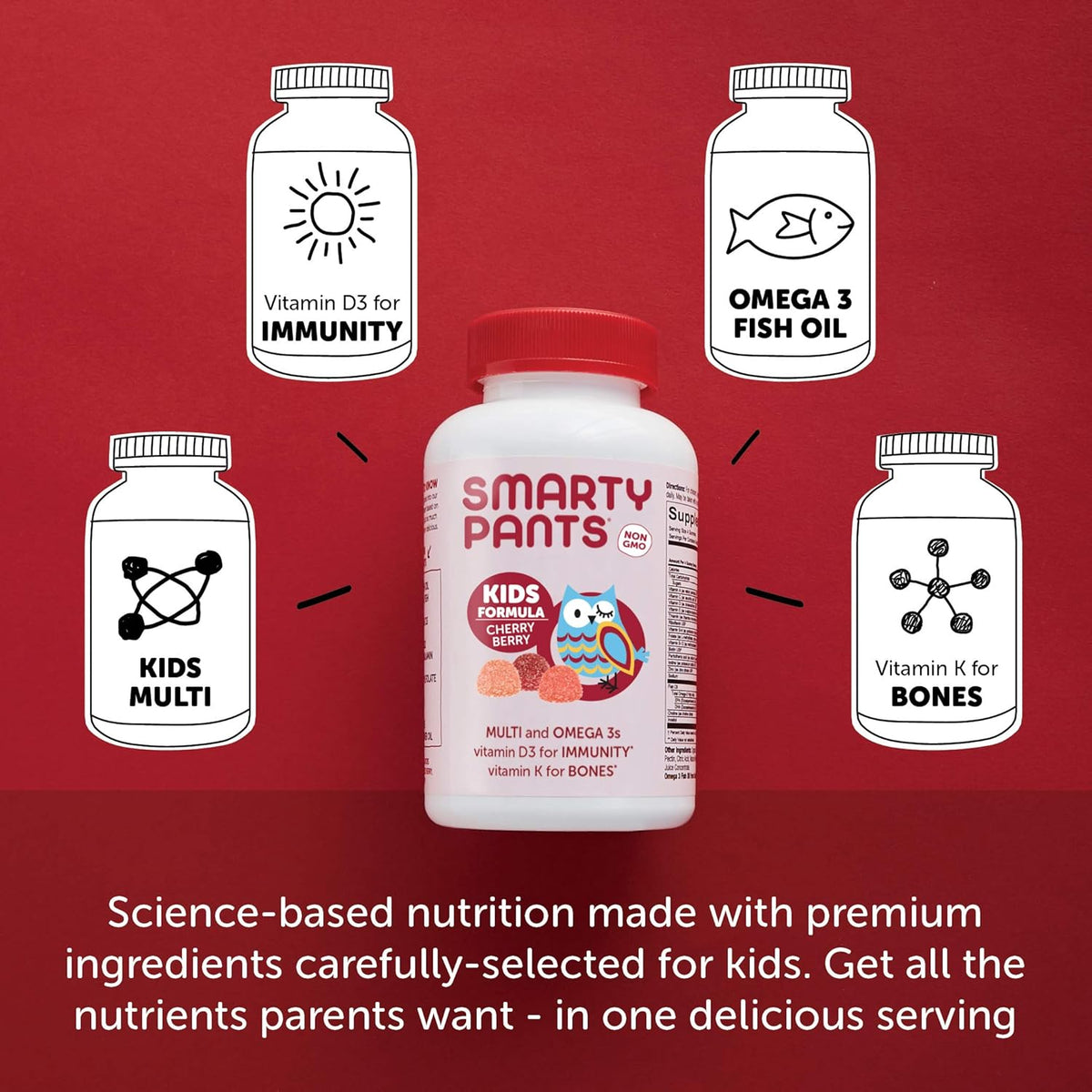 Kids Multivitamin Gummies & Probiotic Immunity Gummies K408136