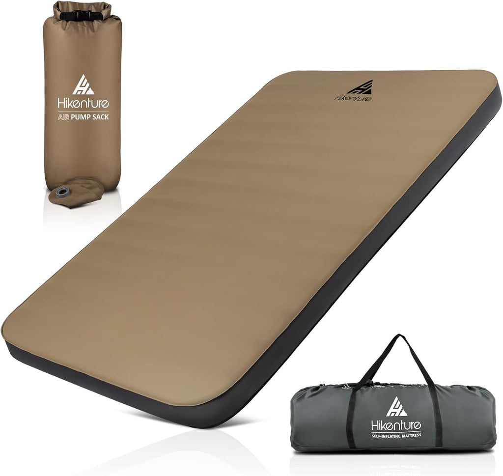 4 INCH Thick Self Inflating Sleeping Pad with 9.5 R Value C2353