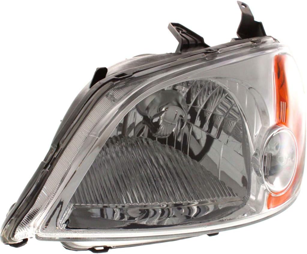 Headlight Assembly 2003 Driver Side with Bulbs A208