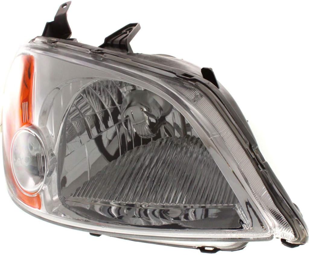 Headlight Assembly 2003 Driver Side with Bulbs A208